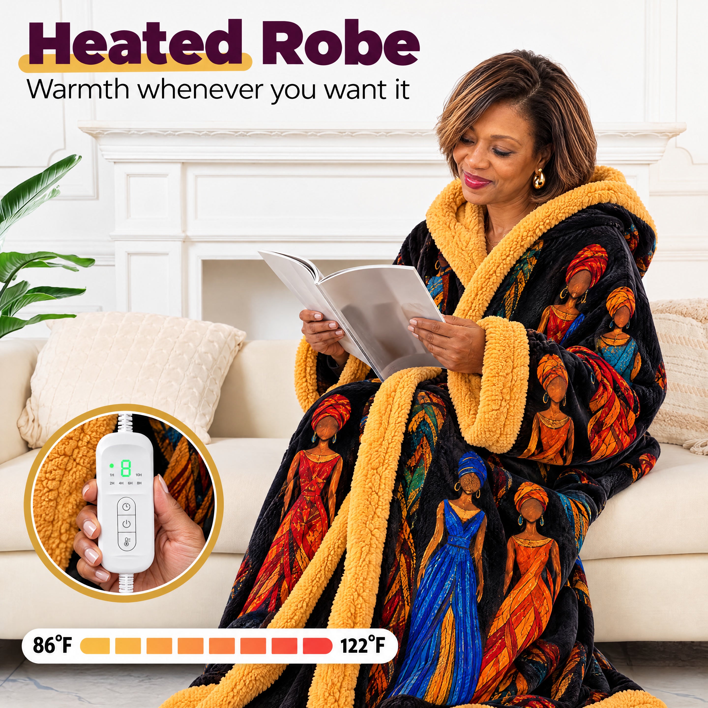 The Snuggly CozyCulture™ Heated Blanket Robe