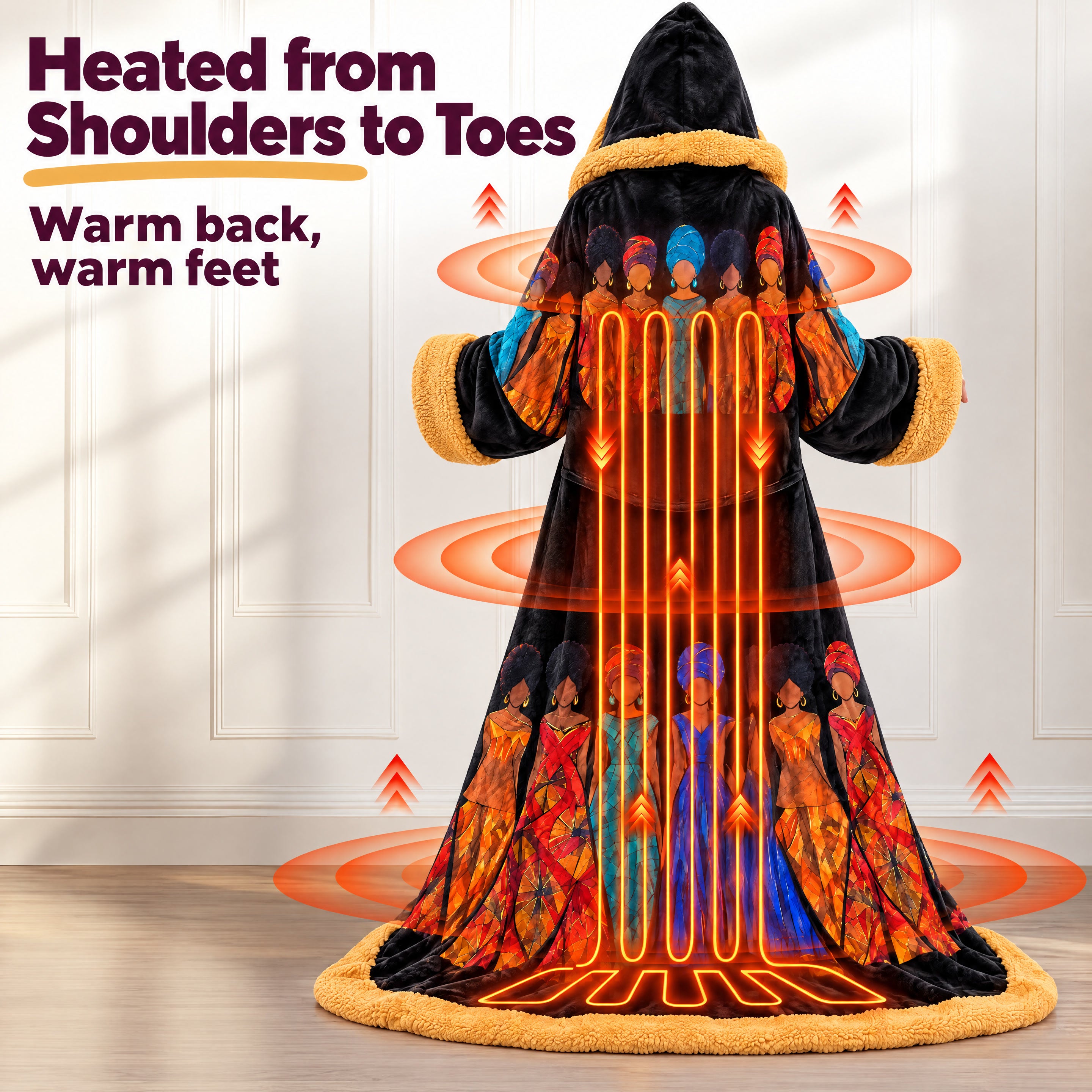 The Snuggly CozyCulture™ Heated Blanket Robe