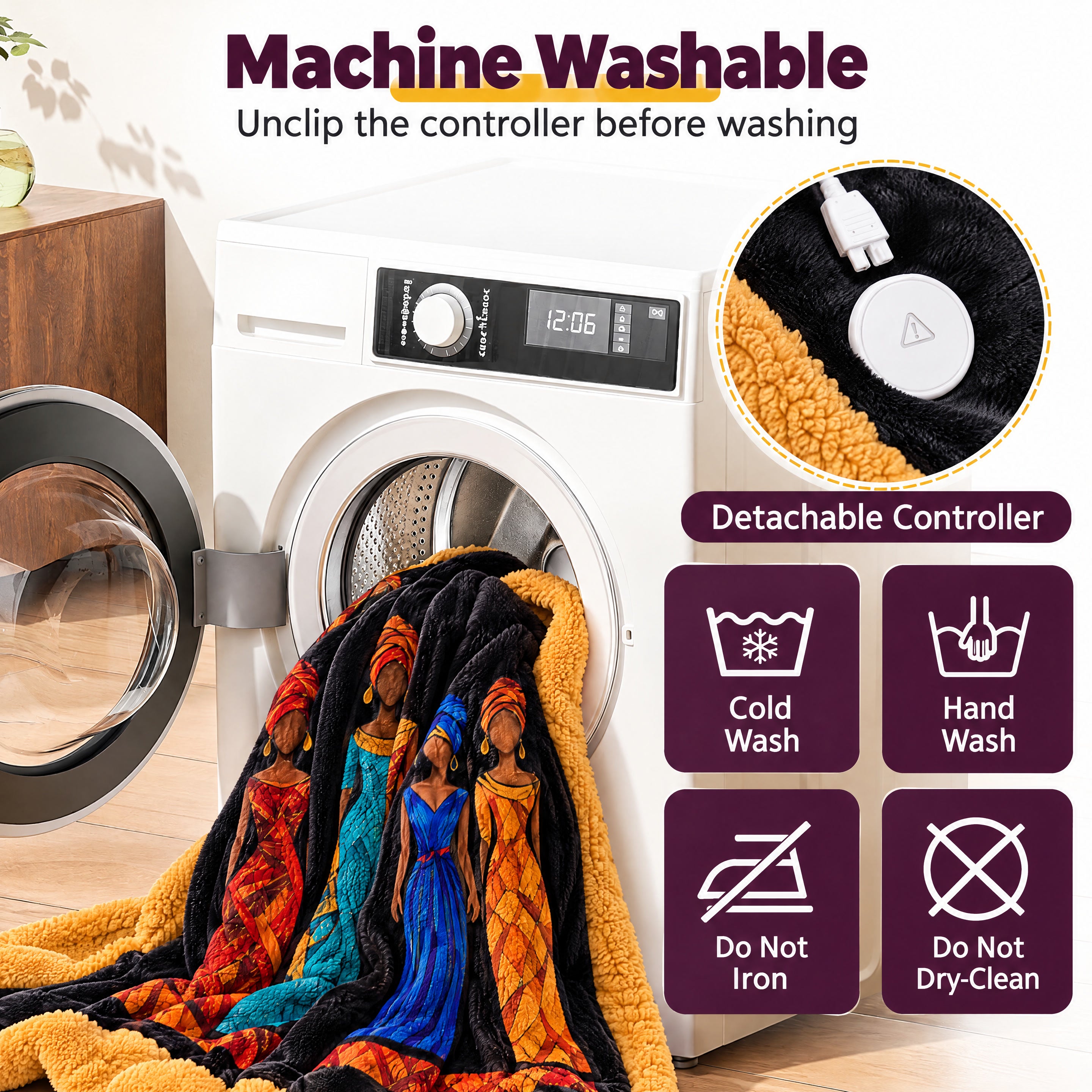 The Snuggly CozyCulture™ Heated Blanket Robe