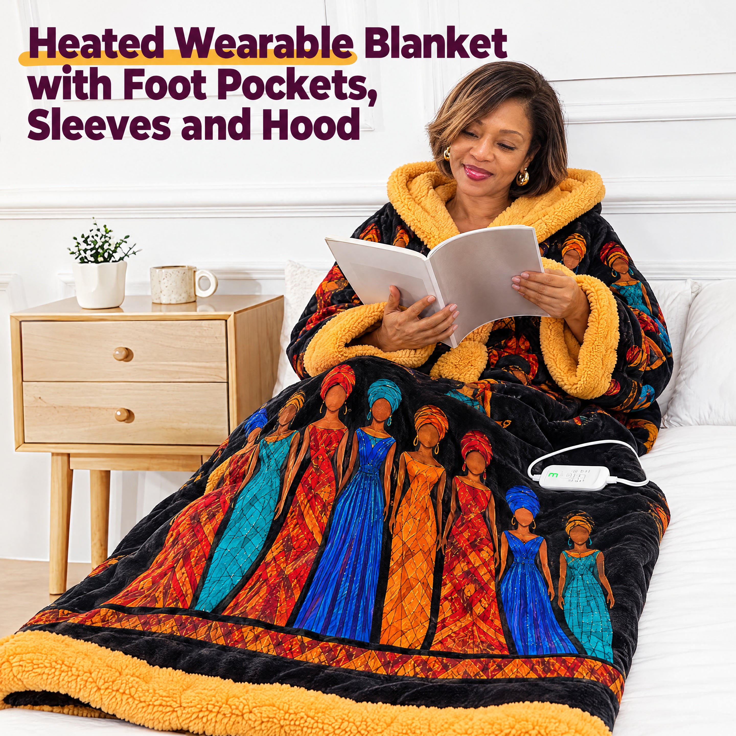 The Snuggly CozyCulture™ Heated Blanket Robe